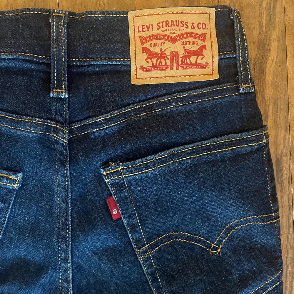 724 High-Rise Straight Levis 24